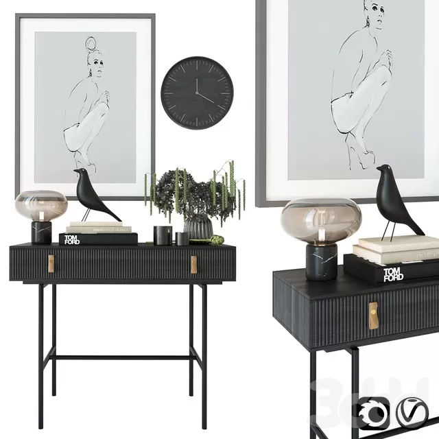 DECORATION – DECORATIVE SET – 3D MODELS – FREE DOWNLOAD – 4149