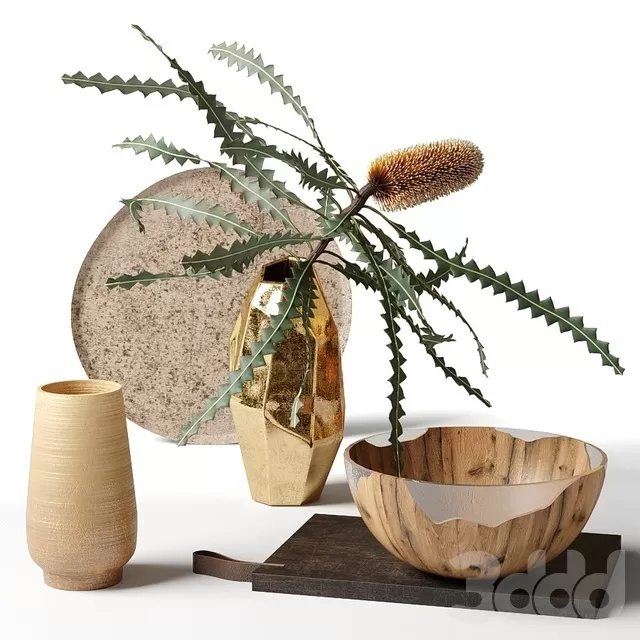 DECORATION – DECORATIVE SET – 3D MODELS – FREE DOWNLOAD – 4150