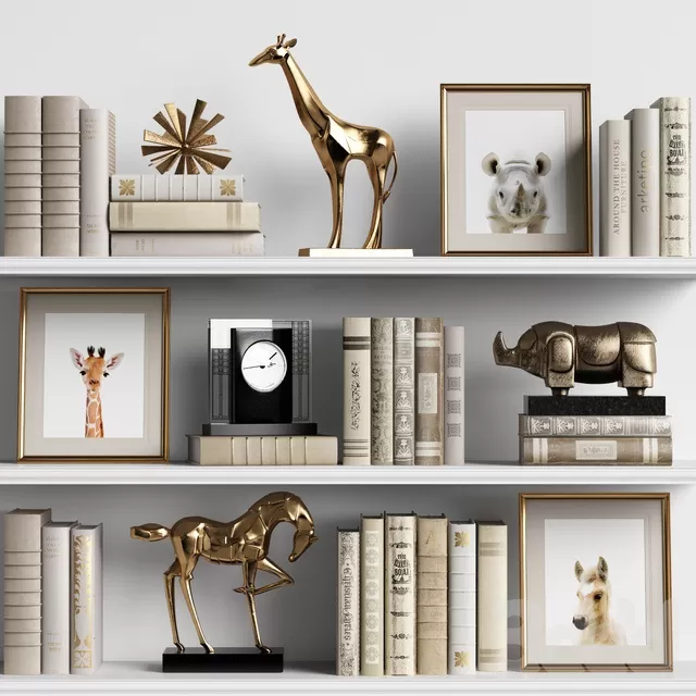 DECORATION – DECORATIVE SET – 3D MODELS – FREE DOWNLOAD – 4153