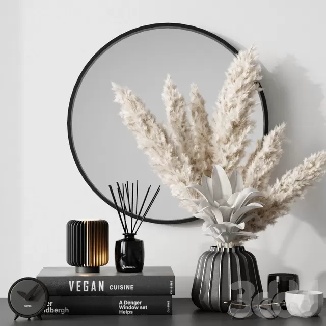 DECORATION – DECORATIVE SET – 3D MODELS – FREE DOWNLOAD – 4161