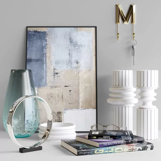 DECORATION – DECORATIVE SET – 3D MODELS – FREE DOWNLOAD – 4164