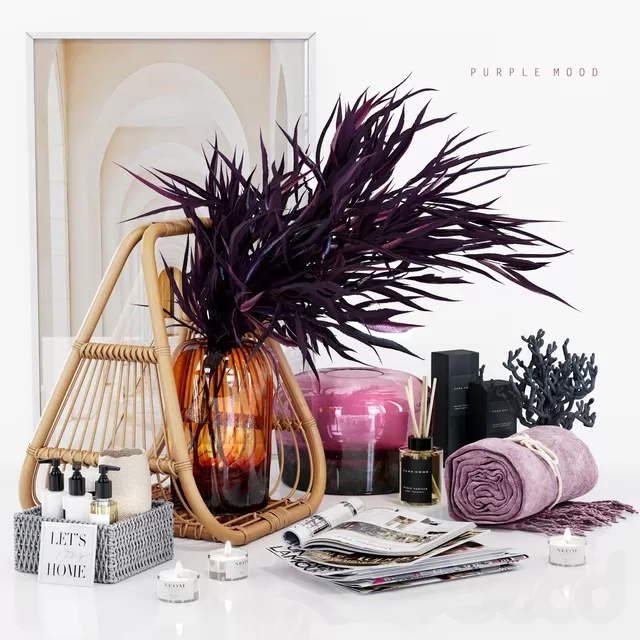 DECORATION – DECORATIVE SET – 3D MODELS – FREE DOWNLOAD – 4166