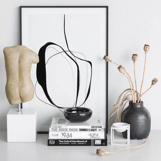 DECORATION – DECORATIVE SET – 3D MODELS – FREE DOWNLOAD – 4174