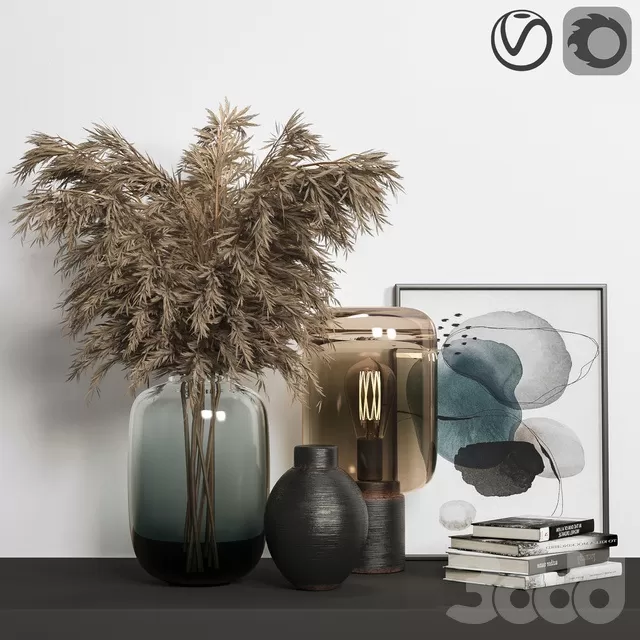 DECORATION – DECORATIVE SET – 3D MODELS – FREE DOWNLOAD – 4175