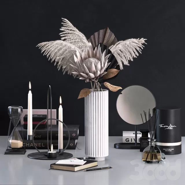 DECORATION – DECORATIVE SET – 3D MODELS – FREE DOWNLOAD – 4181