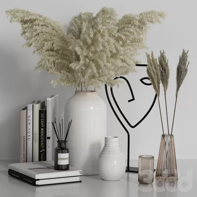 DECORATION – DECORATIVE SET – 3D MODELS – FREE DOWNLOAD – 4183