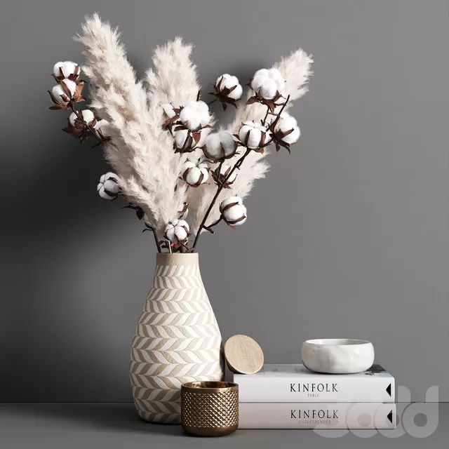 DECORATION – DECORATIVE SET – 3D MODELS – FREE DOWNLOAD – 4215