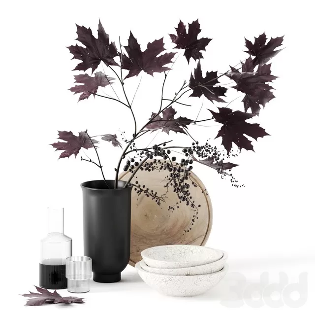 DECORATION – DECORATIVE SET – 3D MODELS – FREE DOWNLOAD – 4218