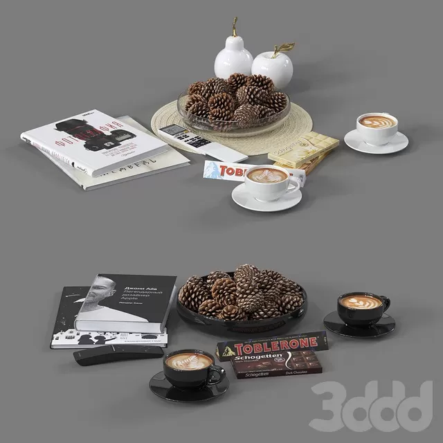 DECORATION – DECORATIVE SET – 3D MODELS – FREE DOWNLOAD – 4220