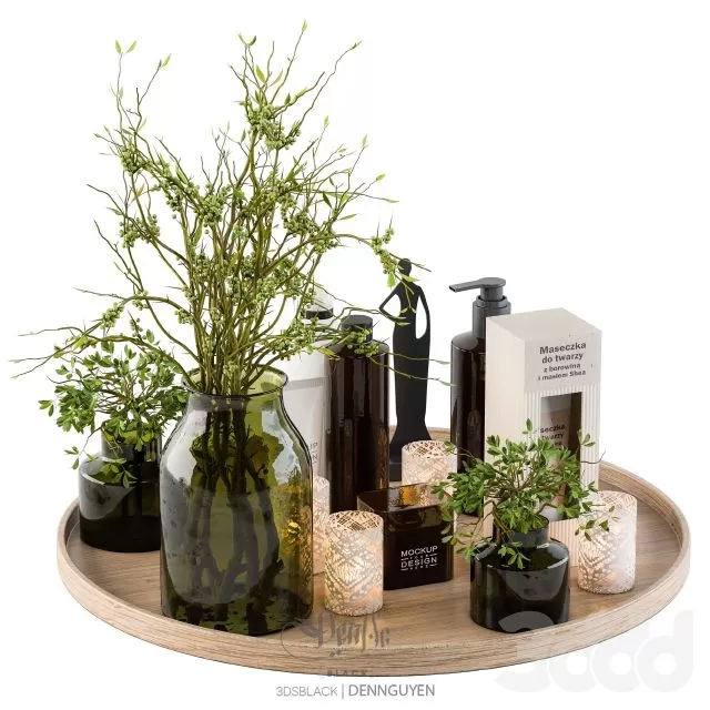 DECORATION – DECORATIVE SET – 3D MODELS – FREE DOWNLOAD – 4229