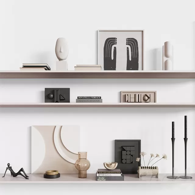 DECORATION – DECORATIVE SET – 3D MODELS – FREE DOWNLOAD – 4232