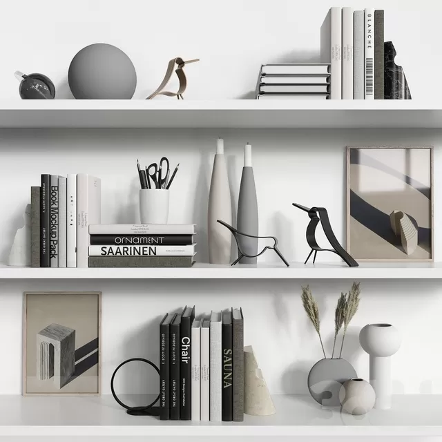 DECORATION – DECORATIVE SET – 3D MODELS – FREE DOWNLOAD – 4258