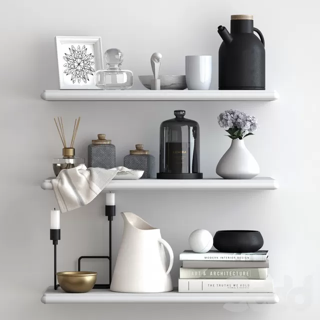 DECORATION – DECORATIVE SET – 3D MODELS – FREE DOWNLOAD – 4259