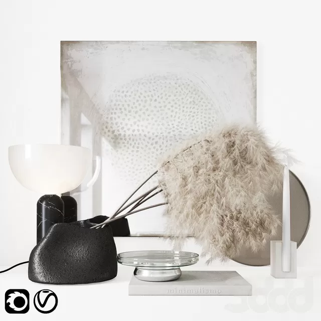 DECORATION – DECORATIVE SET – 3D MODELS – FREE DOWNLOAD – 4260