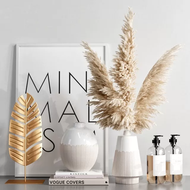 DECORATION – DECORATIVE SET – 3D MODELS – FREE DOWNLOAD – 4268