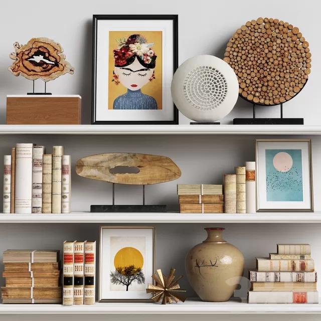 DECORATION – DECORATIVE SET – 3D MODELS – FREE DOWNLOAD – 4279