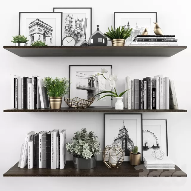 DECORATION – DECORATIVE SET – 3D MODELS – FREE DOWNLOAD – 4290