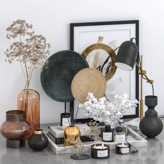 DECORATION – DECORATIVE SET – 3D MODELS – FREE DOWNLOAD – 4304 DECORATION – DECORATIVE SET – 3D MODELS – FREE DOWNLOAD – 4304