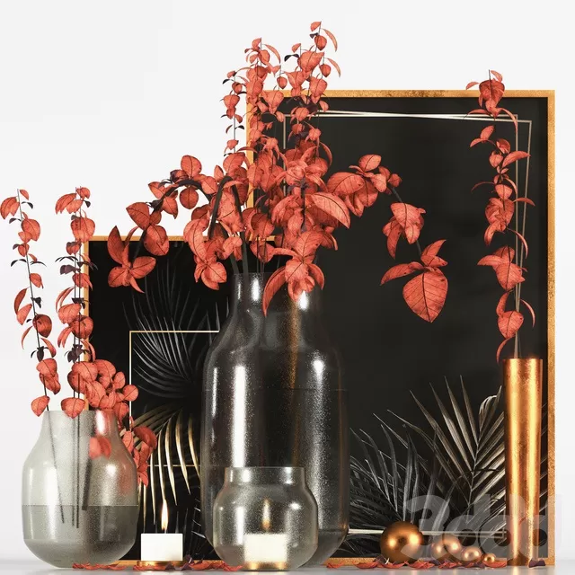 DECORATION – DECORATIVE SET – 3D MODELS – FREE DOWNLOAD – 4307 DECORATION – DECORATIVE SET – 3D MODELS – FREE DOWNLOAD – 4307