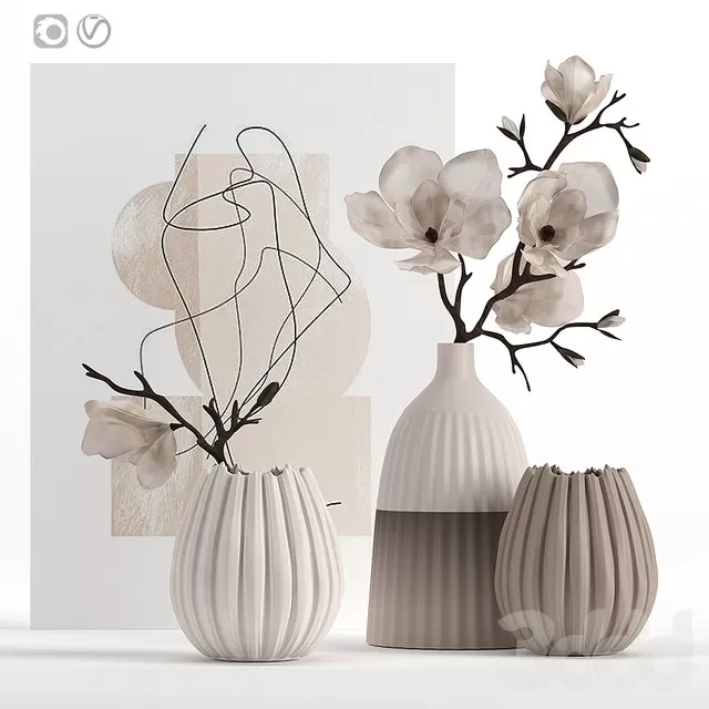 DECORATION – DECORATIVE SET – 3D MODELS – FREE DOWNLOAD – 4317 DECORATION – DECORATIVE SET – 3D MODELS – FREE DOWNLOAD – 4317