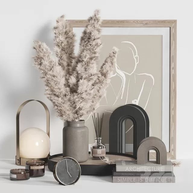 DECORATION – DECORATIVE SET – 3D MODELS – FREE DOWNLOAD – 4321 DECORATION – DECORATIVE SET – 3D MODELS – FREE DOWNLOAD – 4321