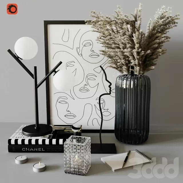 DECORATION – DECORATIVE SET – 3D MODELS – FREE DOWNLOAD – 4331 DECORATION – DECORATIVE SET – 3D MODELS – FREE DOWNLOAD – 4331