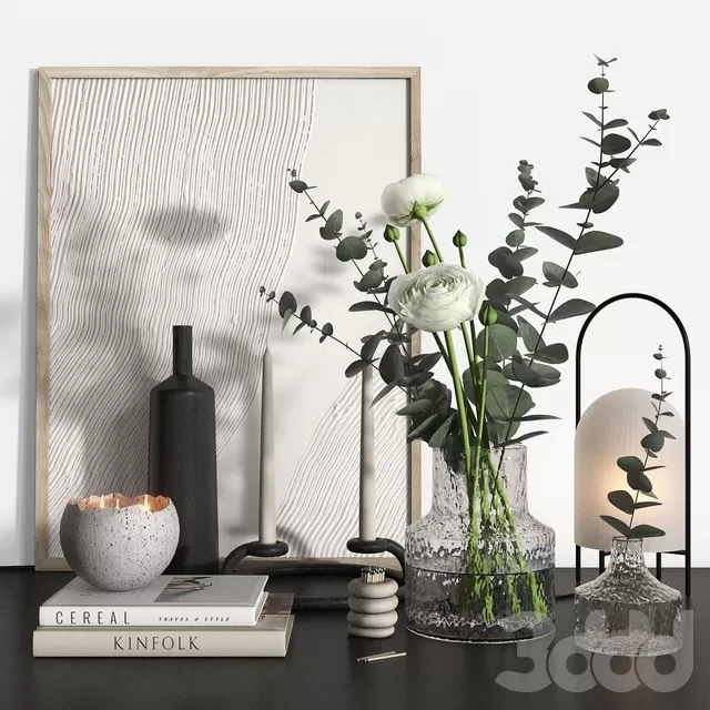 DECORATION – DECORATIVE SET – 3D MODELS – FREE DOWNLOAD – 4333 DECORATION – DECORATIVE SET – 3D MODELS – FREE DOWNLOAD – 4333