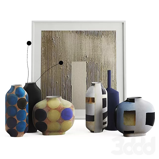 DECORATION – DECORATIVE SET – 3D MODELS – FREE DOWNLOAD – 4342 DECORATION – DECORATIVE SET – 3D MODELS – FREE DOWNLOAD – 4342