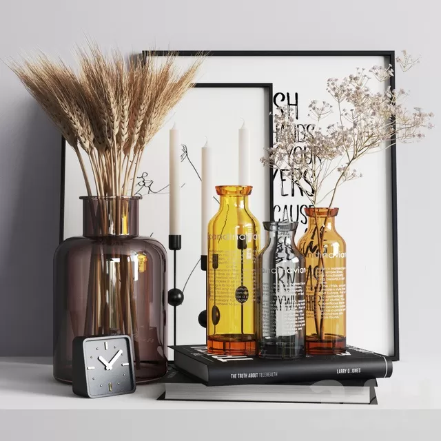 DECORATION – DECORATIVE SET – 3D MODELS – FREE DOWNLOAD – 4343 DECORATION – DECORATIVE SET – 3D MODELS – FREE DOWNLOAD – 4343