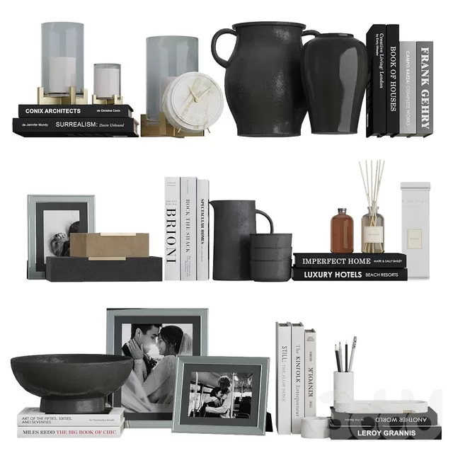 DECORATION – DECORATIVE SET – 3D MODELS – FREE DOWNLOAD – 4353 DECORATION – DECORATIVE SET – 3D MODELS – FREE DOWNLOAD – 4353