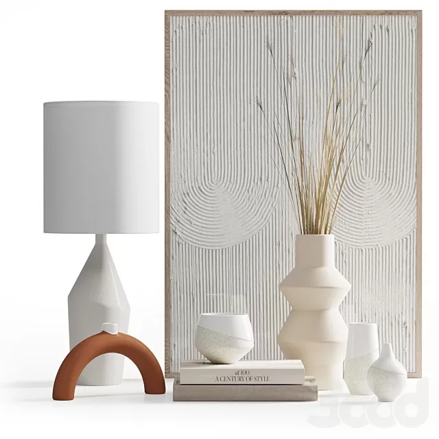 DECORATION – DECORATIVE SET – 3D MODELS – FREE DOWNLOAD – 4361