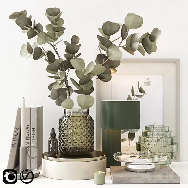 DECORATION – DECORATIVE SET – 3D MODELS – FREE DOWNLOAD – 4362