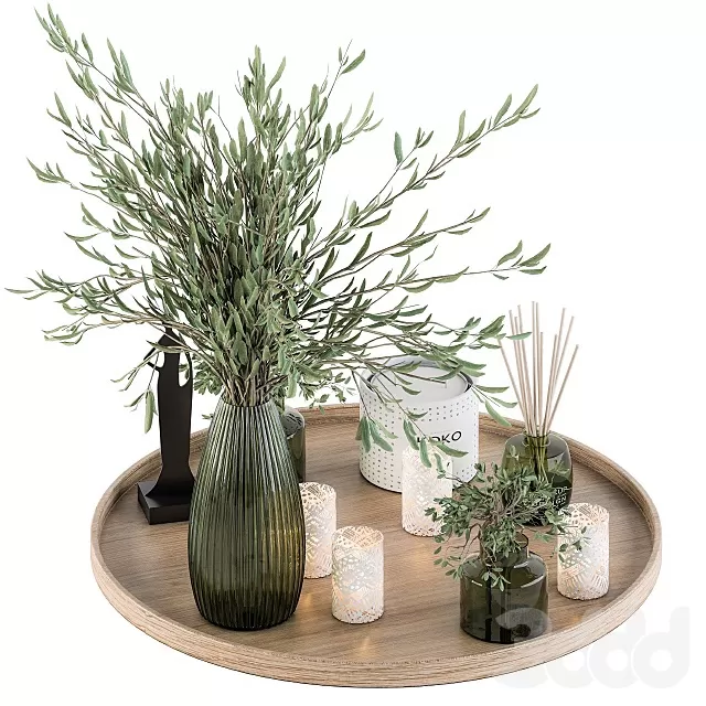 DECORATION – DECORATIVE SET – 3D MODELS – FREE DOWNLOAD – 4365