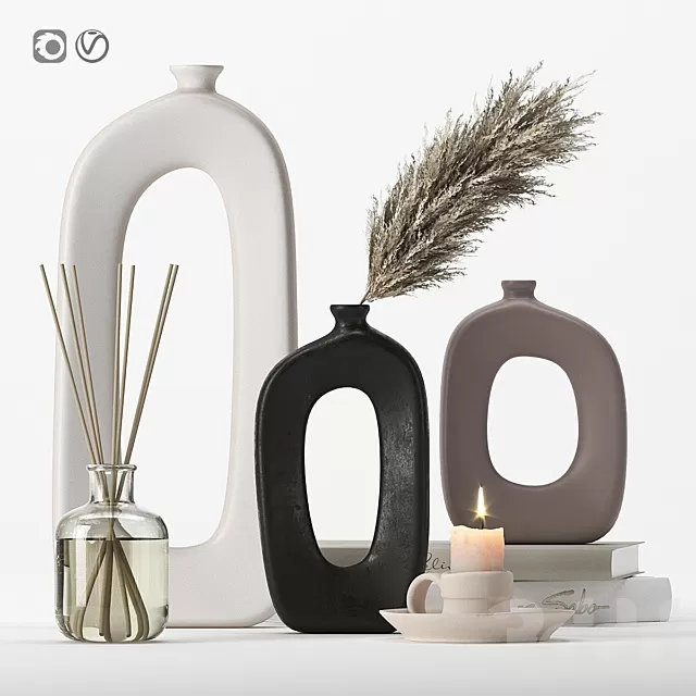 DECORATION – DECORATIVE SET – 3D MODELS – FREE DOWNLOAD – 4367