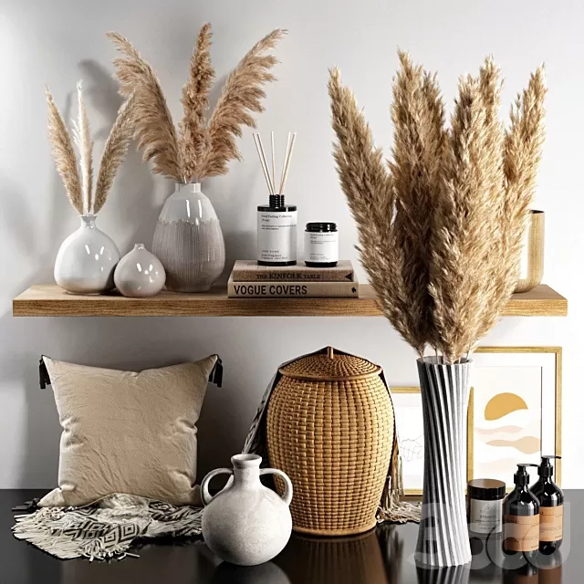 DECORATION – DECORATIVE SET – 3D MODELS – FREE DOWNLOAD – 4368