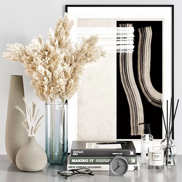 DECORATION – DECORATIVE SET – 3D MODELS – FREE DOWNLOAD – 4373