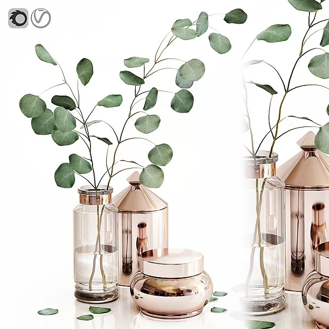 DECORATION – DECORATIVE SET – 3D MODELS – FREE DOWNLOAD – 4378