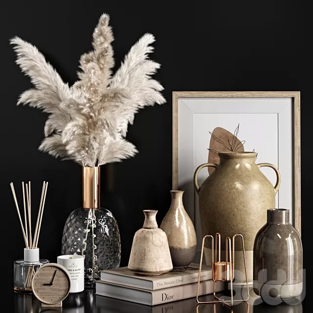 DECORATION – DECORATIVE SET – 3D MODELS – FREE DOWNLOAD – 4382