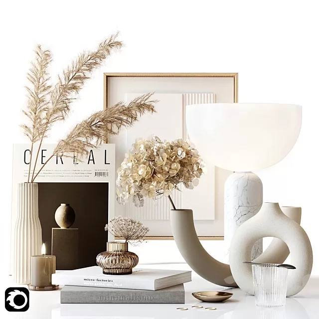 DECORATION – DECORATIVE SET – 3D MODELS – FREE DOWNLOAD – 4389