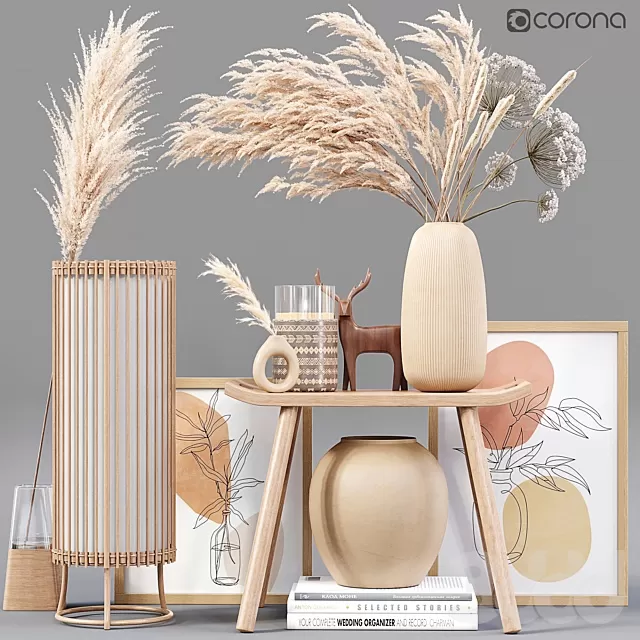 DECORATION – DECORATIVE SET – 3D MODELS – FREE DOWNLOAD – 4399