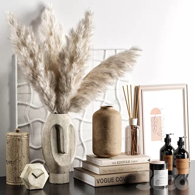 DECORATION – DECORATIVE SET – 3D MODELS – FREE DOWNLOAD – 4400