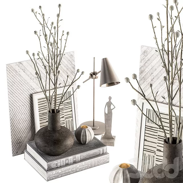 DECORATION – DECORATIVE SET – 3D MODELS – FREE DOWNLOAD – 4402