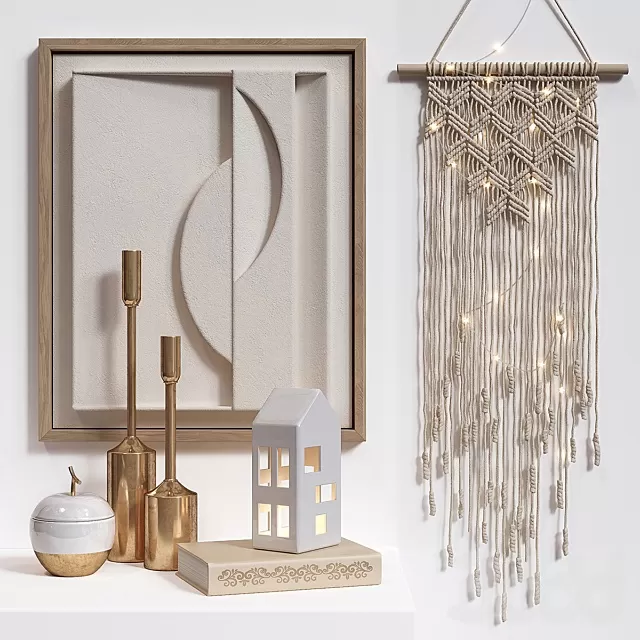 DECORATION – DECORATIVE SET – 3D MODELS – FREE DOWNLOAD – 4403