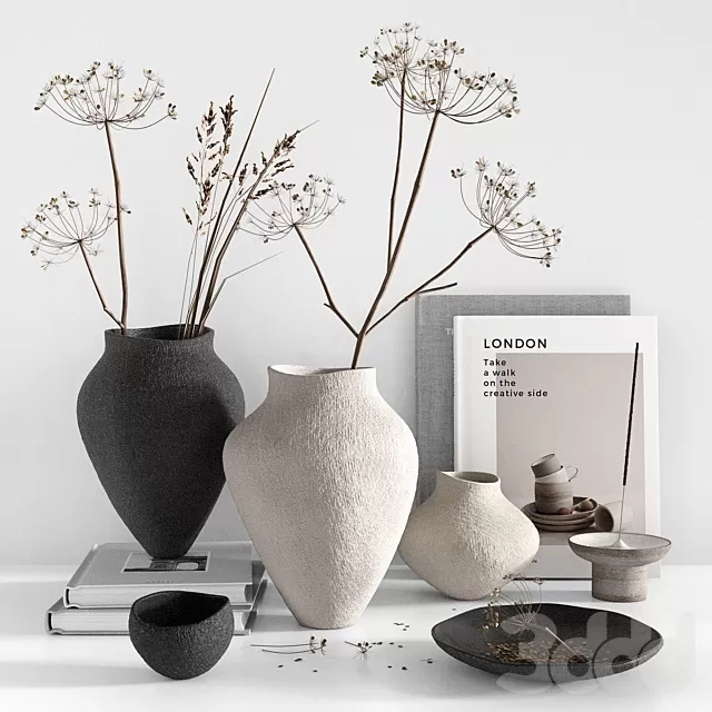 DECORATION – DECORATIVE SET – 3D MODELS – FREE DOWNLOAD – 4406