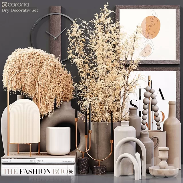 DECORATION – DECORATIVE SET – 3D MODELS – FREE DOWNLOAD – 4413