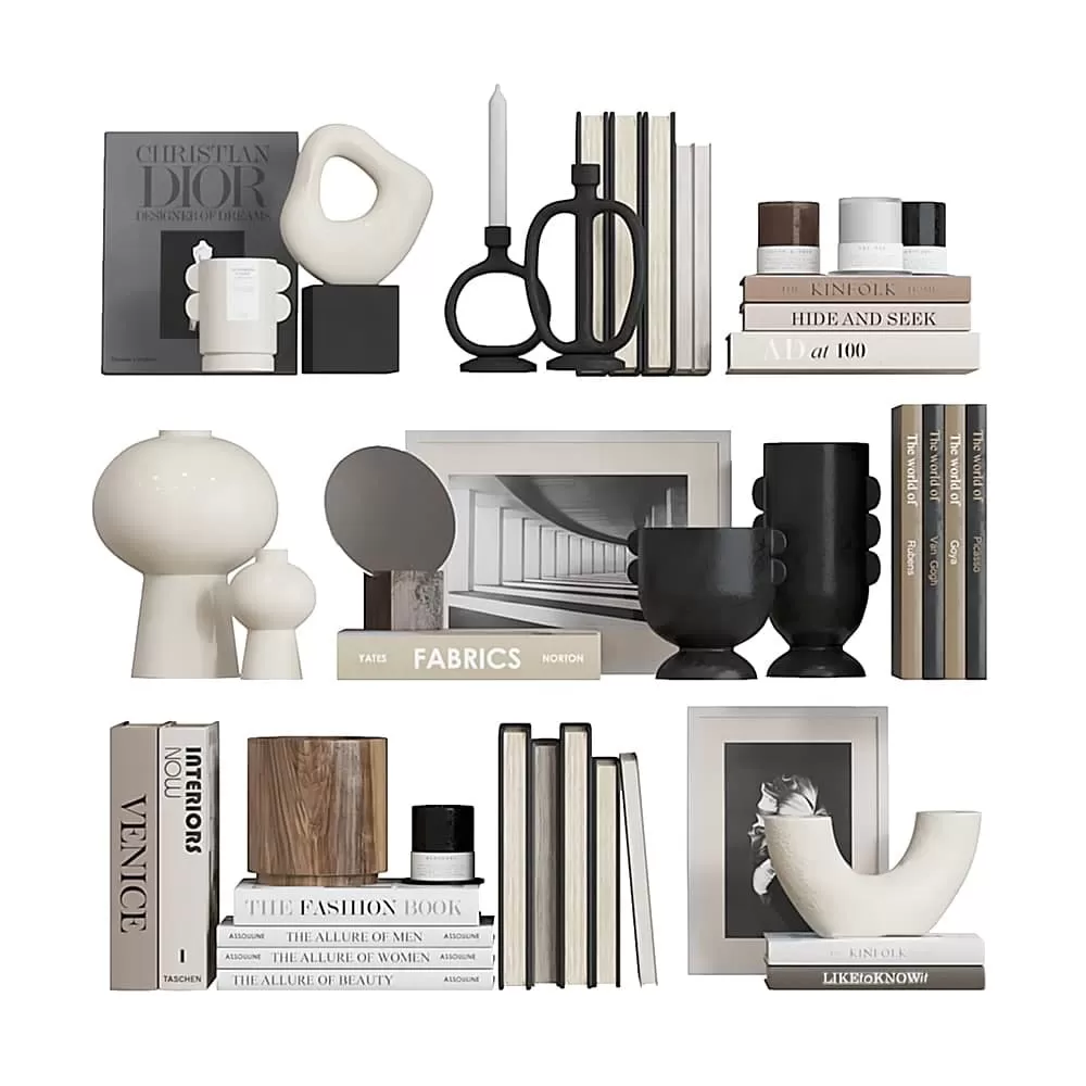 DECORATION – DECORATIVE SET – 3D MODELS – FREE DOWNLOAD – 4414