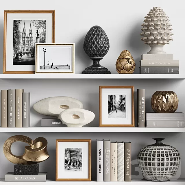 DECORATION – DECORATIVE SET – 3D MODELS – FREE DOWNLOAD – 4417