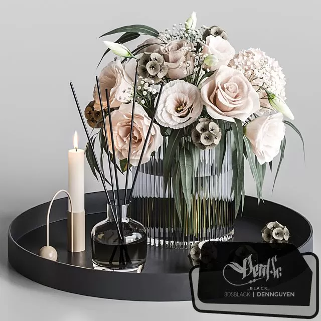 DECORATION – DECORATIVE SET – 3D MODELS – FREE DOWNLOAD – 4420