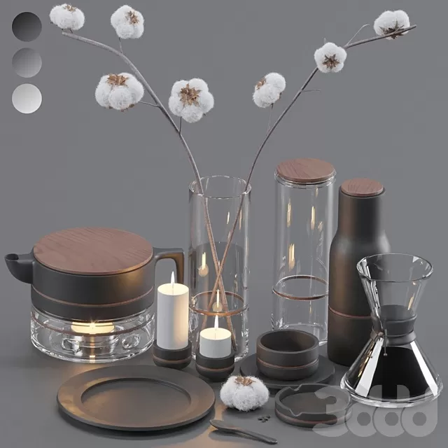 DECORATION – DECORATIVE SET – 3D MODELS – FREE DOWNLOAD – 4421