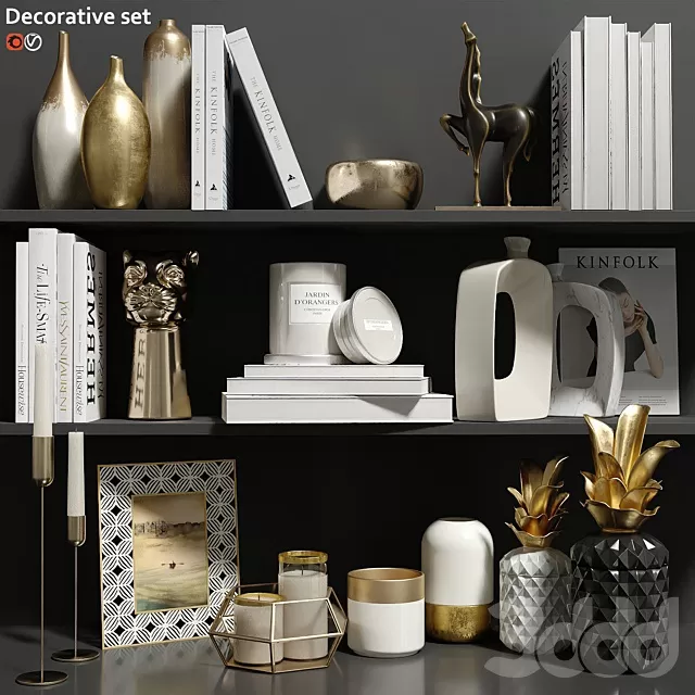 DECORATION – DECORATIVE SET – 3D MODELS – FREE DOWNLOAD – 4443 DECORATION – DECORATIVE SET – 3D MODELS – FREE DOWNLOAD – 4443